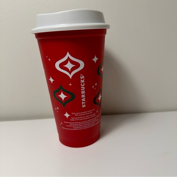 Set of 4 plastic reusable Starbucks plastic coffee cups - Picture 9 of 12